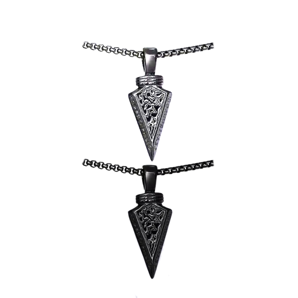 Viking Arrowhead Pendant Necklace