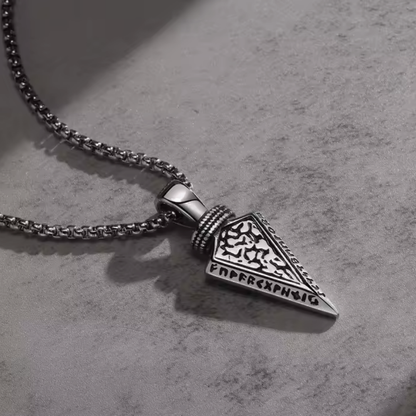Viking Arrowhead Pendant Necklace