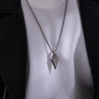 Viking Arrowhead Pendant Necklace