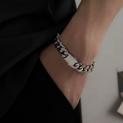 Chunky Cuban Chain Bracelet