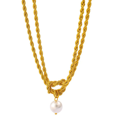 Knot Charm Necklace