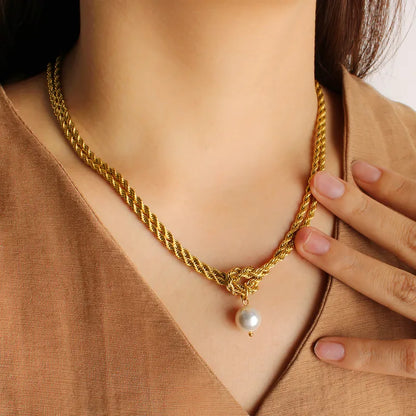 Knot Charm Necklace