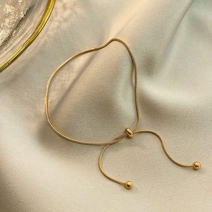 Serpentine Bow Anklet