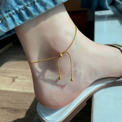 Serpentine Bow Anklet